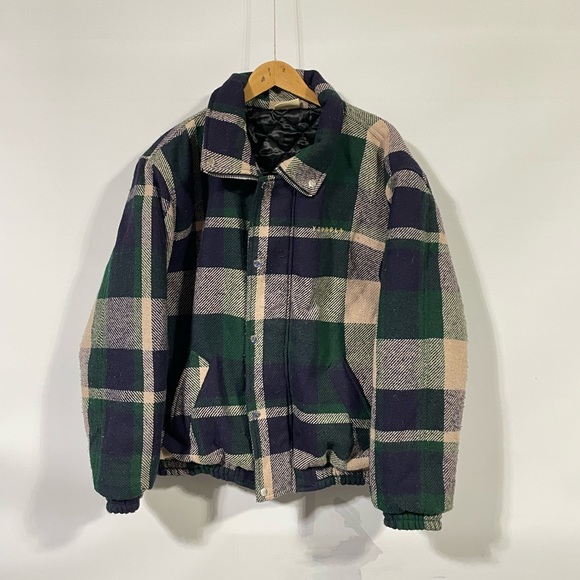 YoungLA Other - Young LA plaid padded flannel jacket